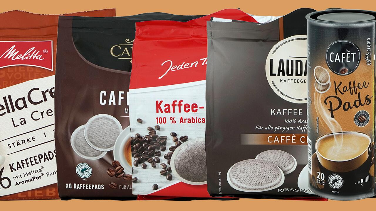 21 Kaffeepads im Test. 