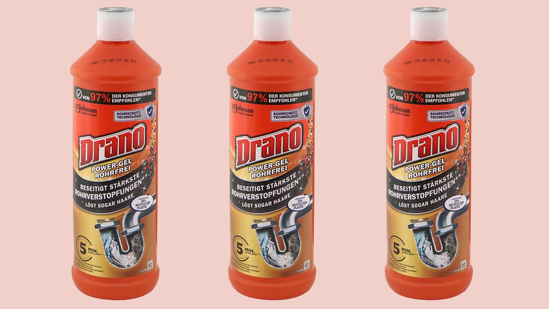 Drano-Rohrreiniger fällt im Test durch – Kritik an Inhaltsstoffen und Leistung