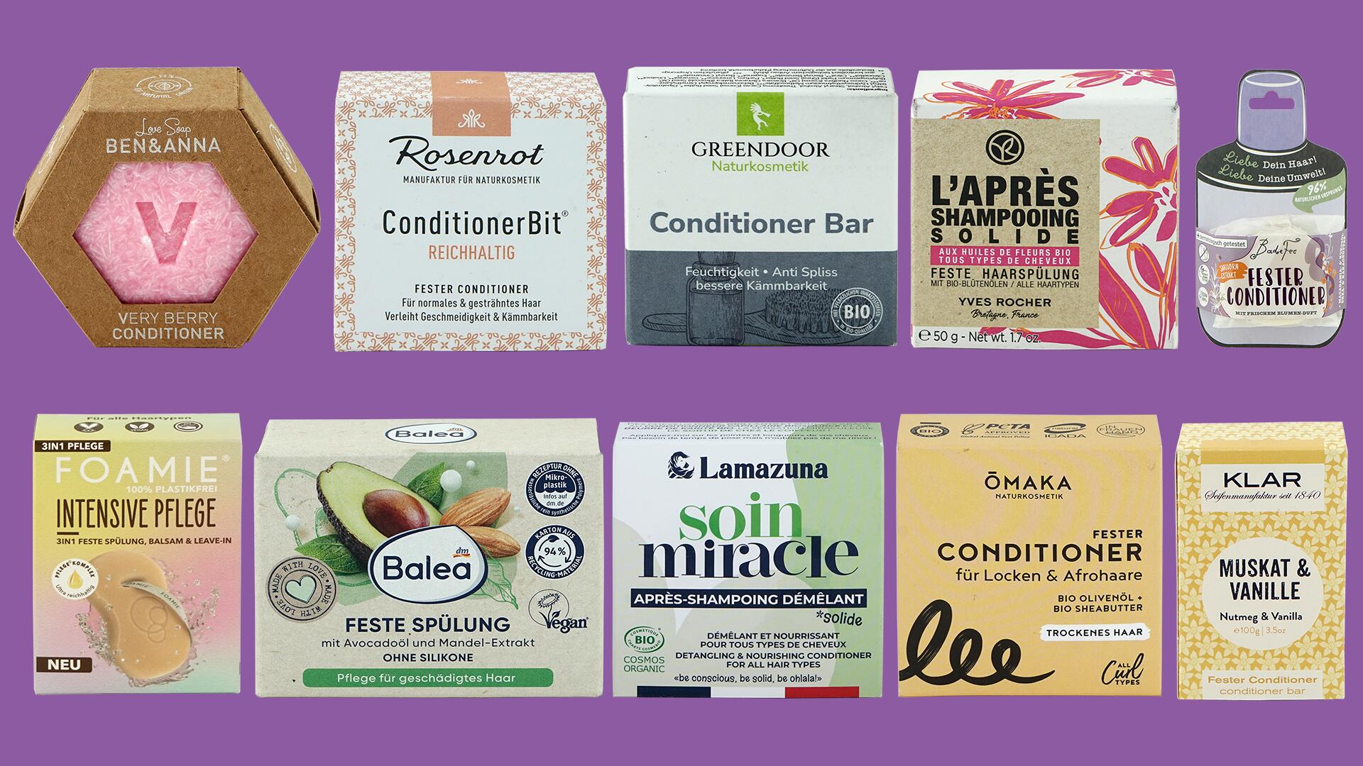 Feste Conditioner-Test: Viele sind "sehr gut" Feste Conditioner-Test: Viele sind "sehr gut"