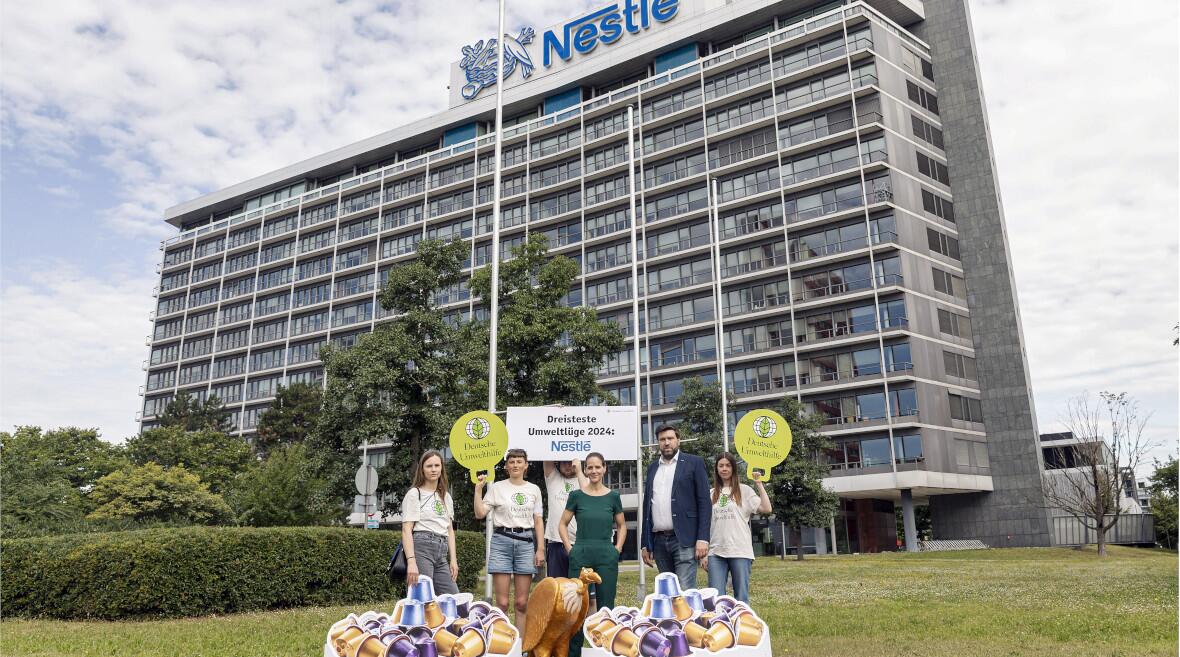 "Dreisteste Umweltlüge": Goldener Geier 2024 geht an Nestlé
