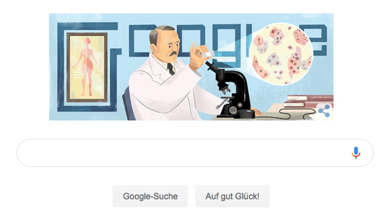 Google feiert den Erfinder des "Pap-Tests"