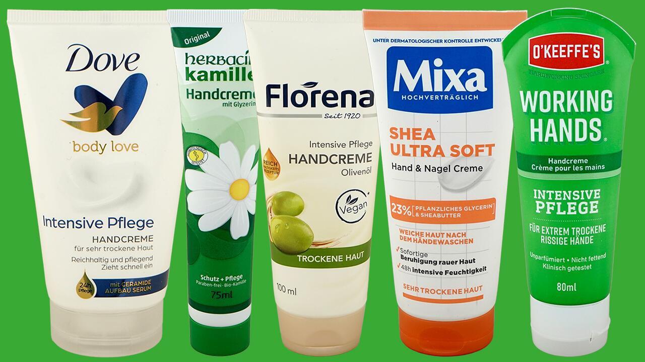 Handcreme im Test: Bekannte Marken rasseln durch