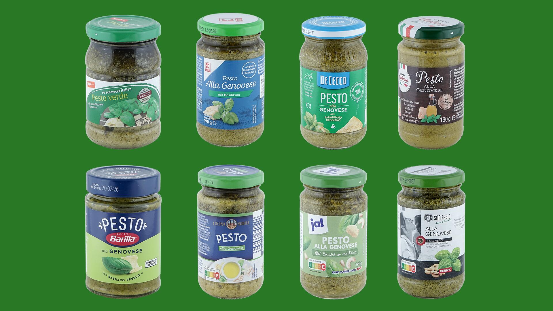Pesto-Test: In vielen stecken Mineralöl und Pestizide Pesto-Test: In vielen stecken Mineralöl und Pestizide