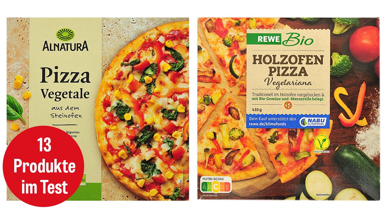 Pizza vegetarisch: Wir haben 13 TK-Gemüsepizzen getestet.