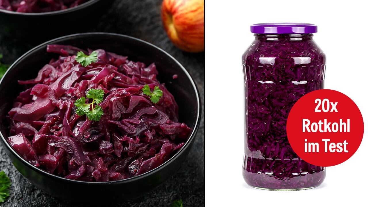 Rotkohl-Test: Wir haben 20-mal Rotkraut im Glas untersucht.