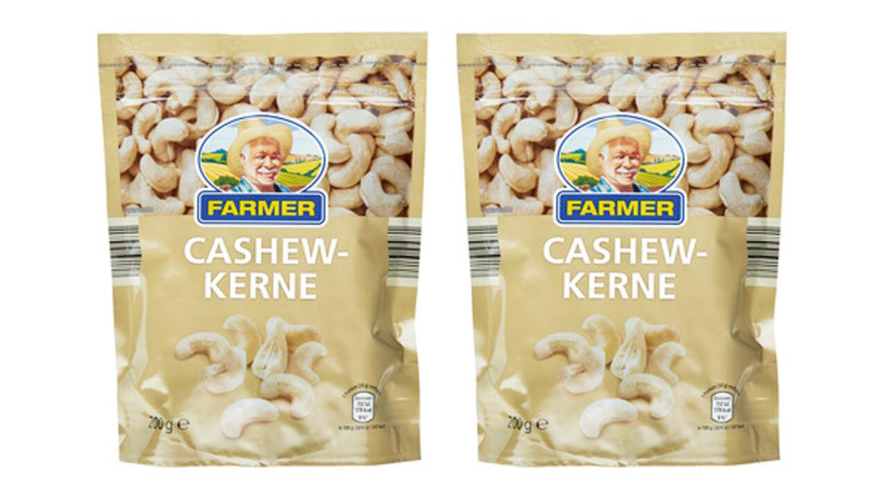 Rückruf bei Aldi Süd: Kapsel mit Insektengift in Cashewkernen