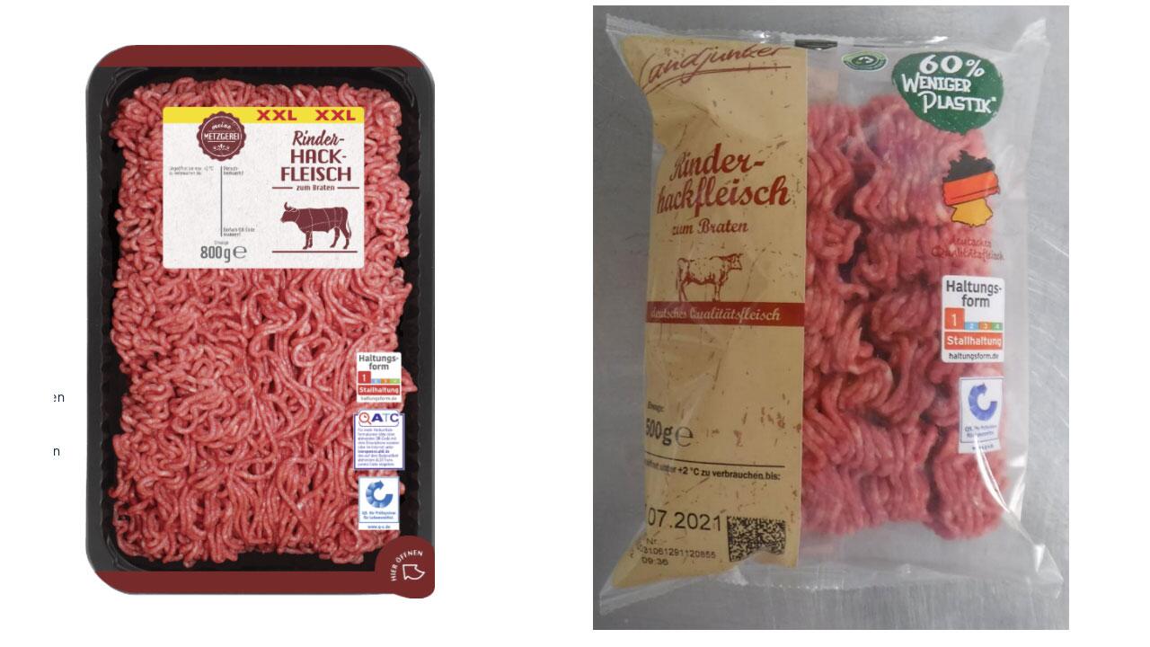 Rückruf bei Aldi und Lidl: Kunststoffteile in Hackfleisch als mögliche Gefahr