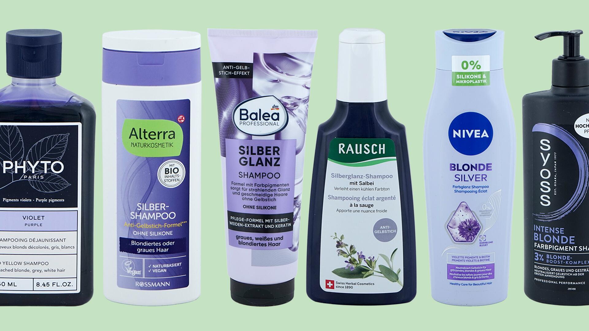 Silbershampoos im Test: Wir haben 20 Produkte überprüfen lassen. Silbershampoos im Test: Wir haben 20 Produkte überprüfen lassen.