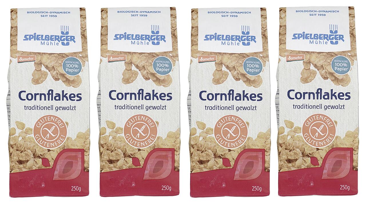 Spielberger Mühle Cornflakes: Ballaststoffe nun in der Nährwerttabelle angegeben