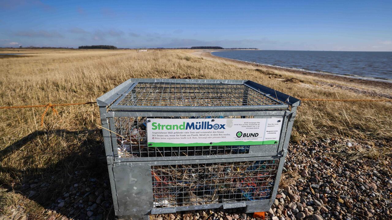 Strandmüllboxen auf den Nordseeinseln werden viel genutzt