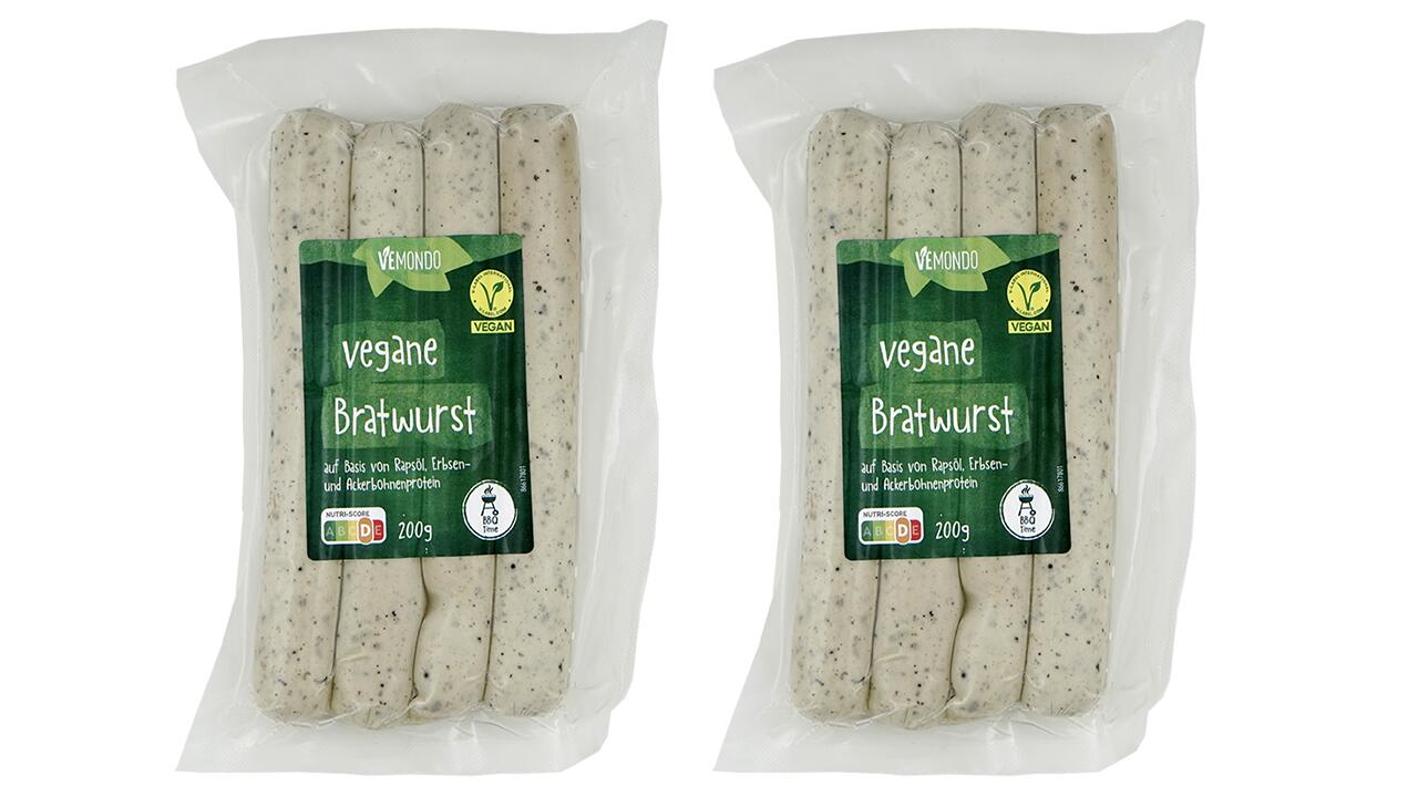 Vemondo Vegane Bratwurst: Rezeptur nach Test verbessert