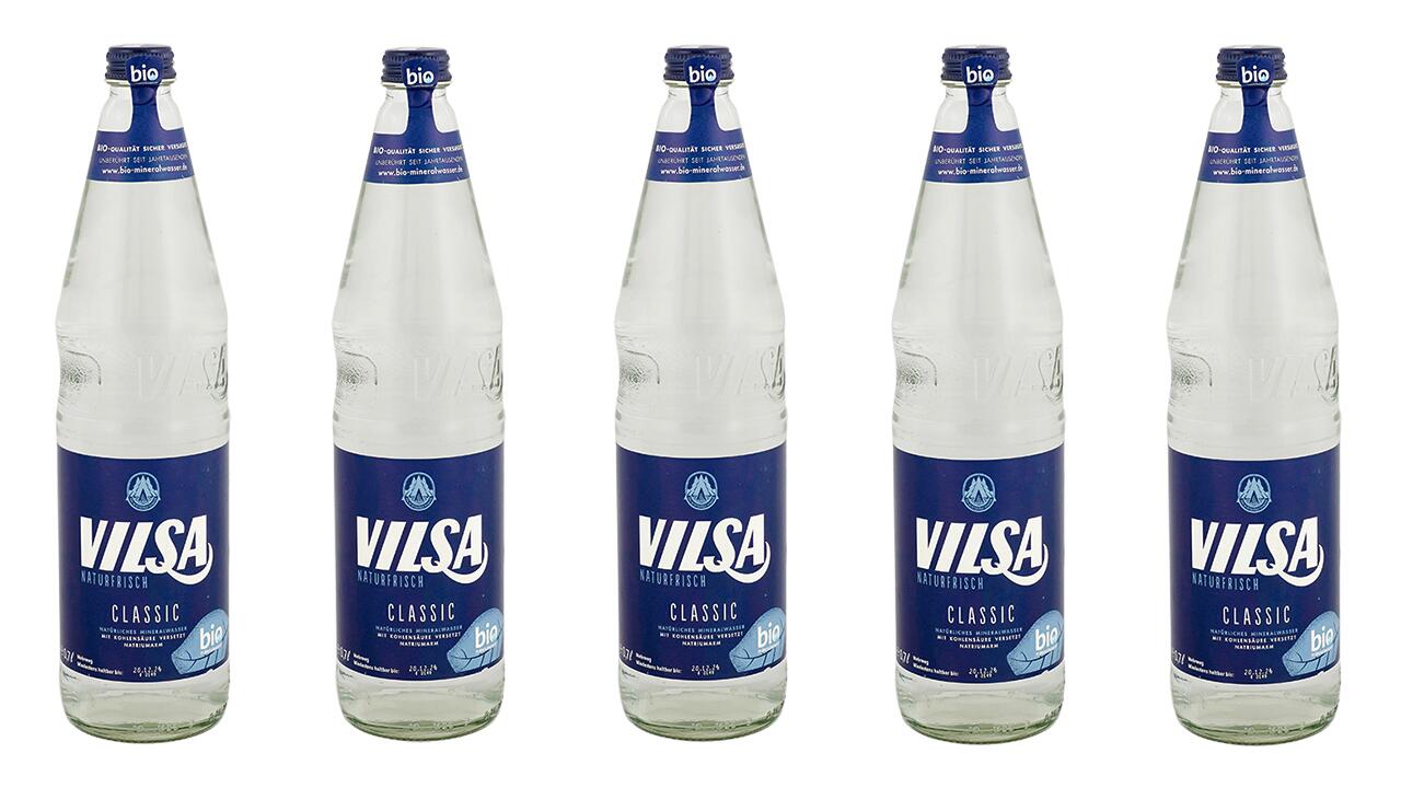 Vilsa-Mineralwasser nun ohne "Klimaneutral"-Werbung