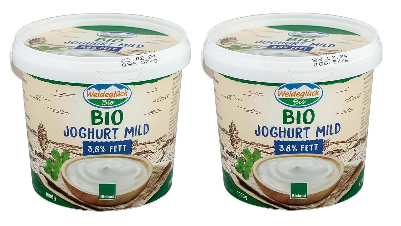 Weideglück Bio Joghurt Mild, 3,8 % Fett, Bioland im Test: So schneidet das Produkt ab.