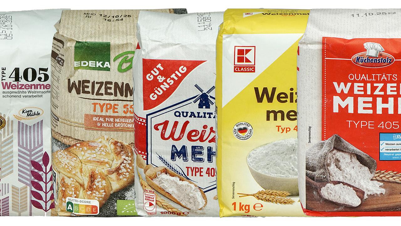 Weizenmehl im Test: Wie schlagen sich die 30 Mehle im Test? 