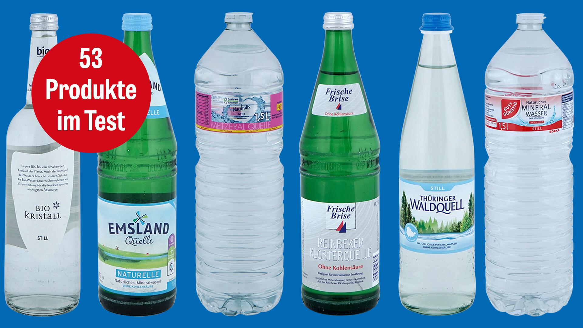 Welches stille Mineralwasser überzeugt im Test? Welches stille Mineralwasser überzeugt im Test?