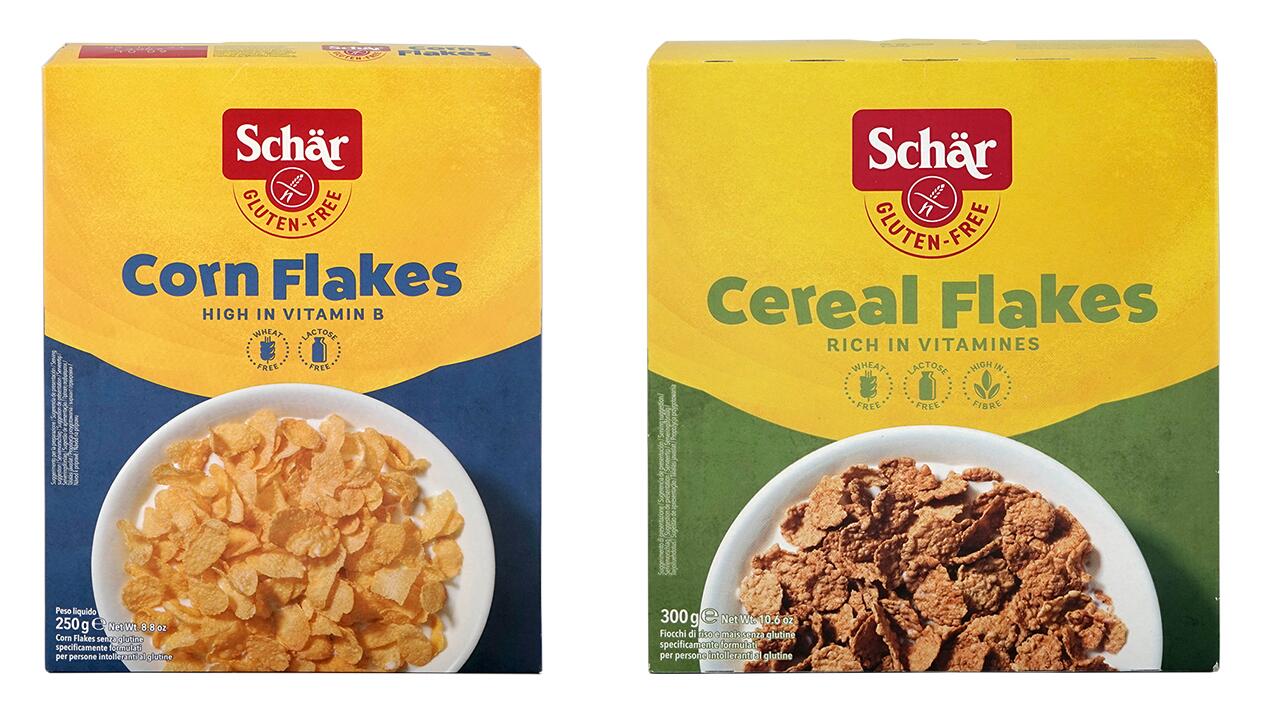 Zweimal "ungenügend": Schär Cornflakes und Schär Cereal-Flakes fallen im Test durch