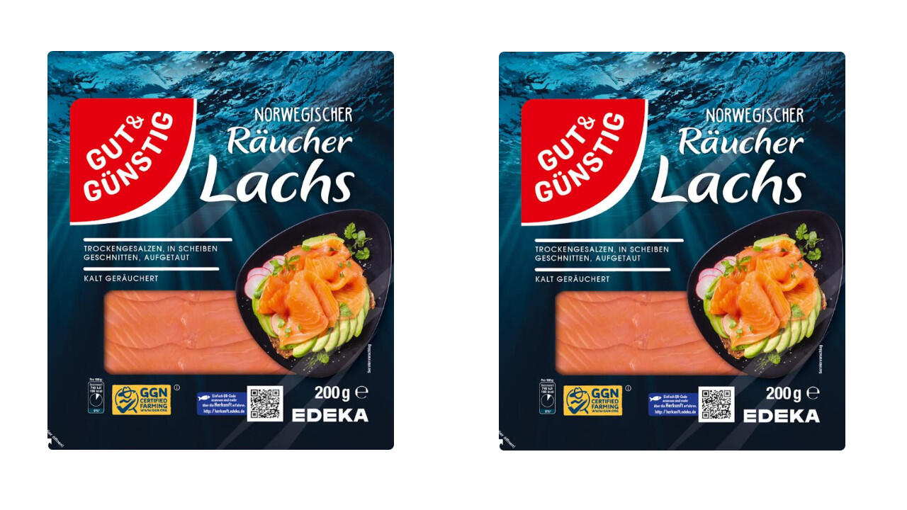 Norwegischer Räucherlachs bei Edeka wird zurückgerufen.