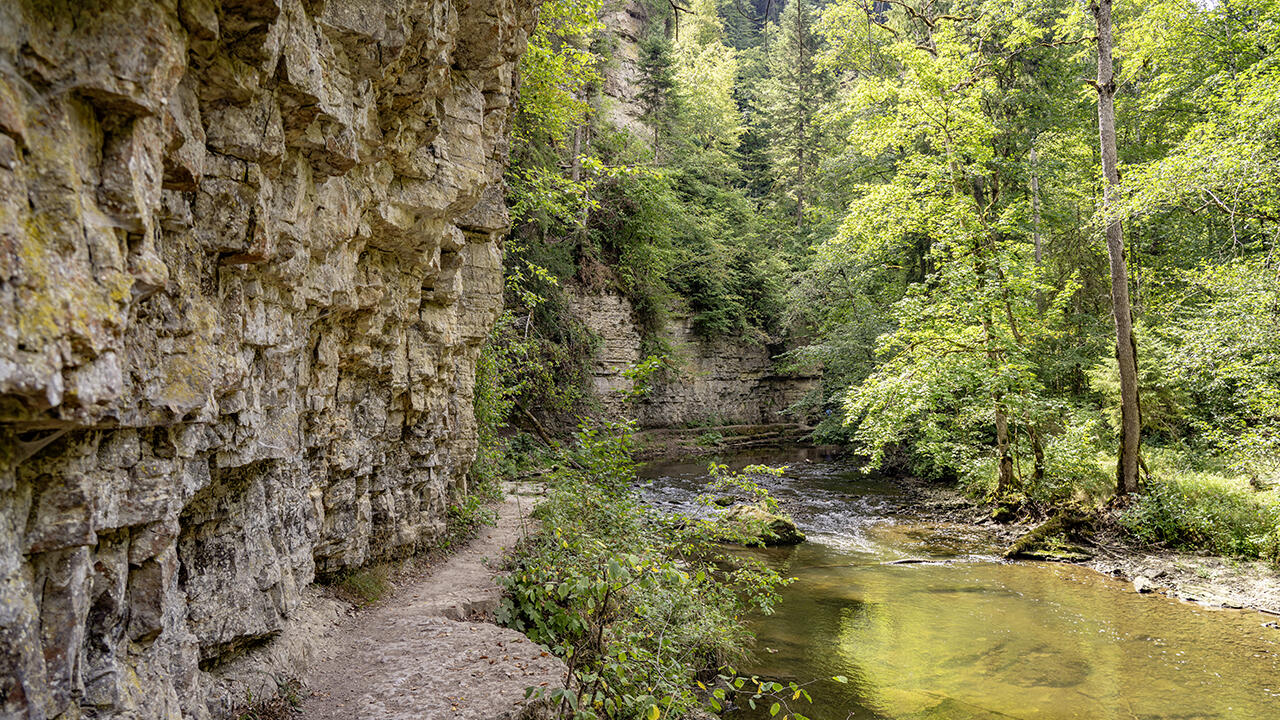 Die Wutachschlucht im Südschwarzwald ist der größte Canyon Deutschlands.