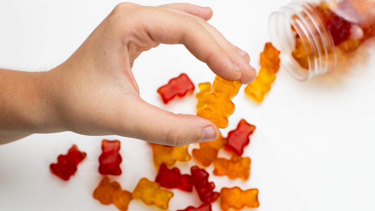 Viele Produkte muten wie Gummibärchen an.