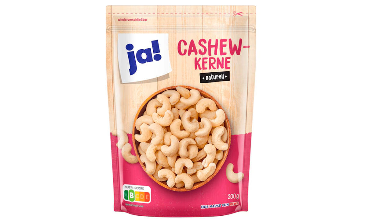 Hersteller ruft Cashewkerne via REWE zurück.