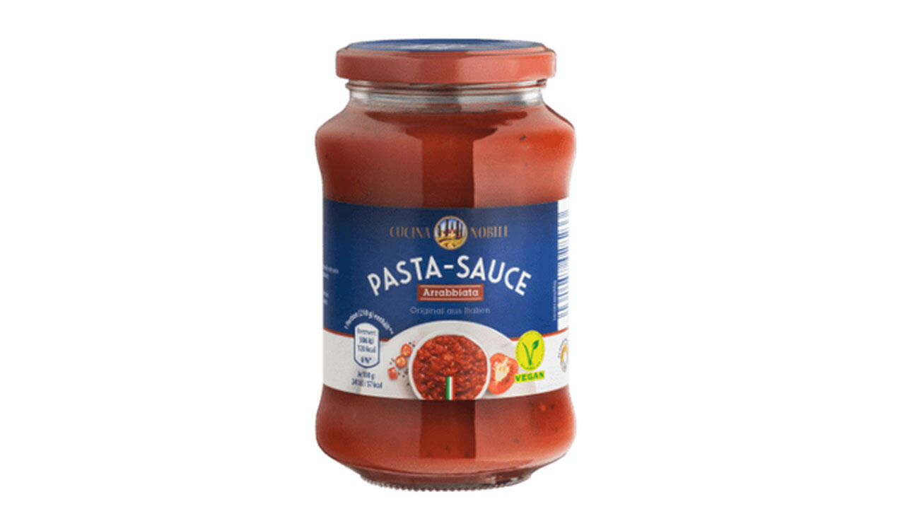  Rückruf bei Aldi Nord: Arrabbiata-Sauce für Nudeln 