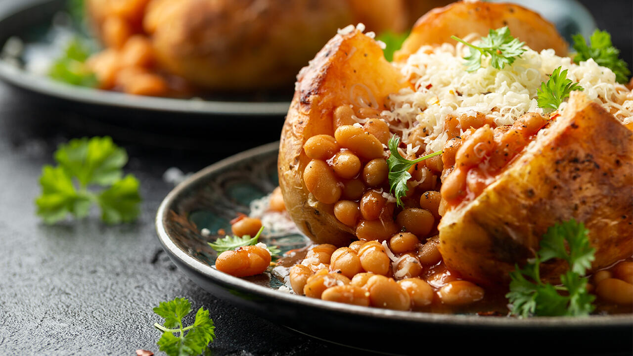 Baked Beans eignen sich hervorragend als Beilage zu Kartoffeln