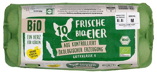 10 Frische Bio Eier