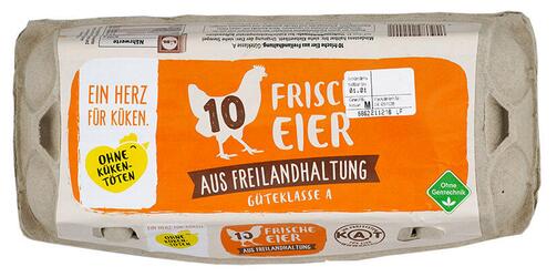 10 Frische Eier aus Freilandhaltung