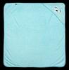 80x80 Kapuzenbadetuch für Babys, hellblau 80x80 Kapuzenbadetuch für Babys, hellblau