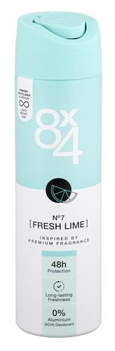 8x4 Deospray No7 Fresh Lime