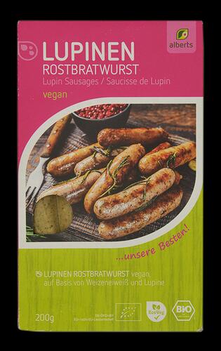 Alberts Lupinen Rostbratwurst vegan