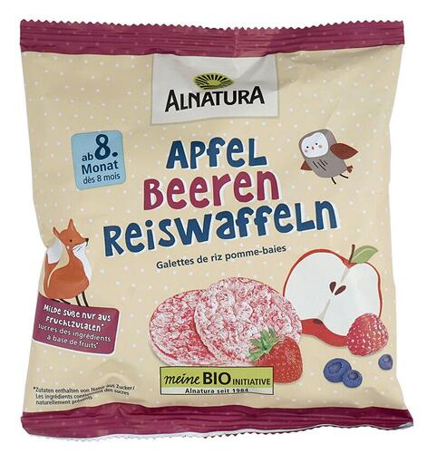 Alnatura Apfel Beeren Reiswaffeln, Bio