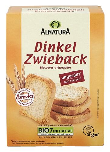 Alnatura Dinkel Zwieback, Demeter