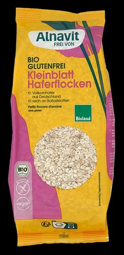 Alnavit Bio Glutenfrei Kleinblatt Haferflocken, Bioland