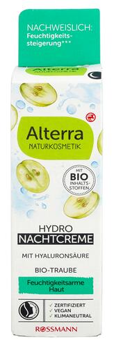 Alterra Hydro Nachtcreme Bio-Traube