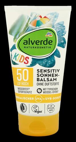 Alverde Kids Sensitiv Sonnenbalsam 50