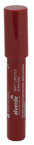 Alverde Matt Lipstick 10 Red Kiss