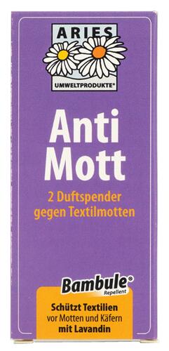 Aries Anti Mott Duftspender gegen Textilmotten Bambule