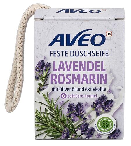 Aveo Feste Duschseife Lavendel Rosmarin