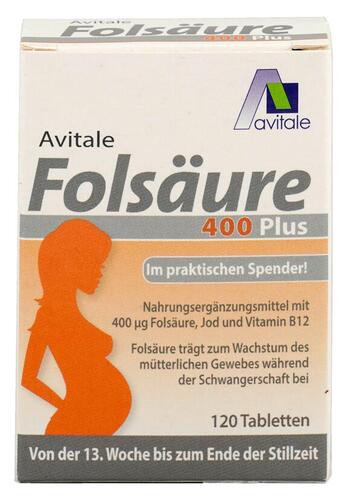 Avitale Folsäure 400 Plus, Tabletten