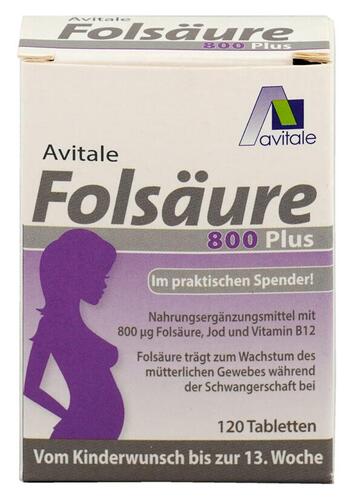 Avitale Folsäure 800 Plus, Tabletten