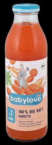 Babylove 100% Bio Saft Karotte 