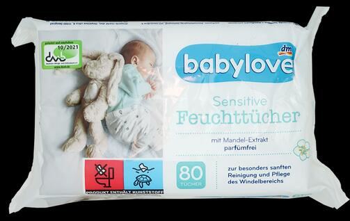 Babylove Feuchttücher Sensitive  4er Pack