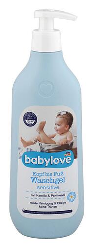 Babylove Kopf bis Fuß Waschgel Sensitive