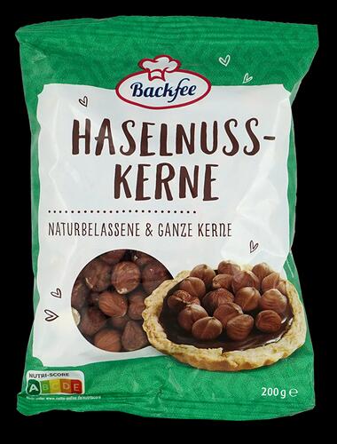 Backfee Haselnusskerne naturbelassene & ganze Kerne