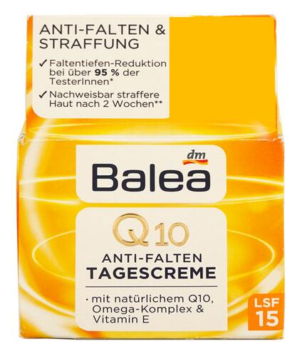 Balea Q10 Anti-Falten Tagescreme LSF 15