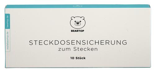 Beartop Steckdosensicherung zum Stecken, 10 Stück