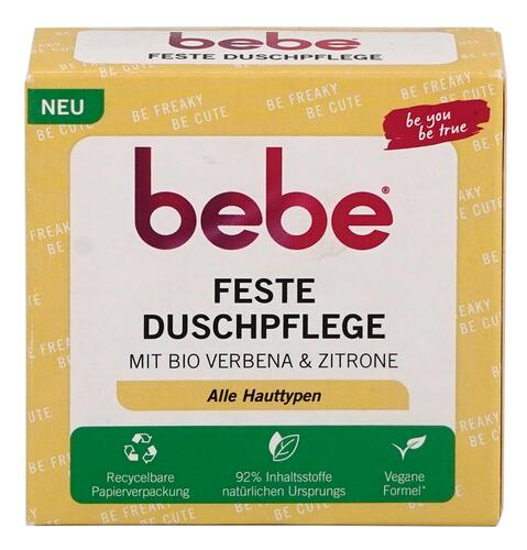 Bebe Feste Duschpflege mit Bio Verbena & Zitrone