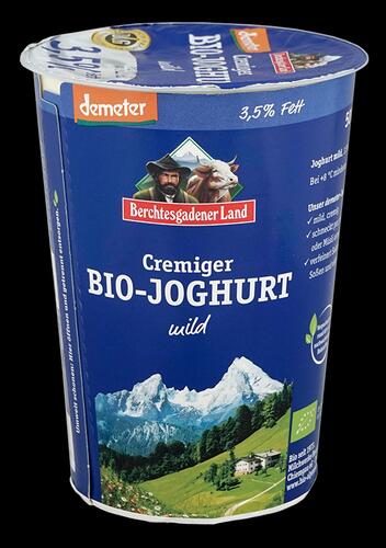 Berchtesgadener Land Cremiger Bio-Joghurt Mild, 3,5% Fett, Demeter