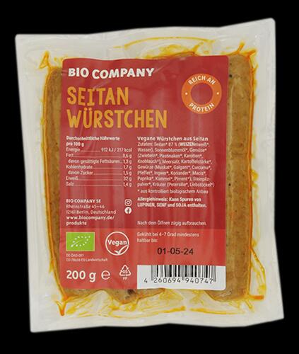 Bio Company Seitan Würstchen